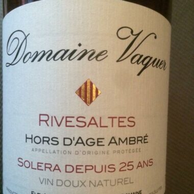 Hors d'Age Ambré Domaine Vaquer