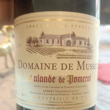 Domaine de Musset 2013